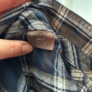 Men’s flannel shirt in 2XLT